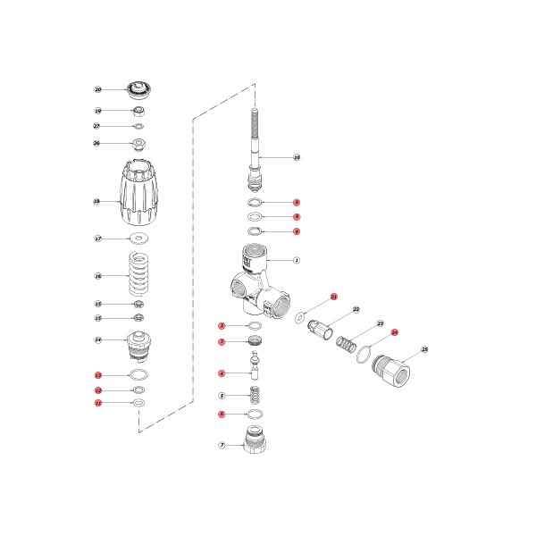 Spare parts for VRT100