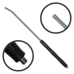 Lanca gięta RP10 700 mm black
