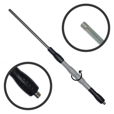 Lanca prosta Iso 88 - 700 mm black- grey- black