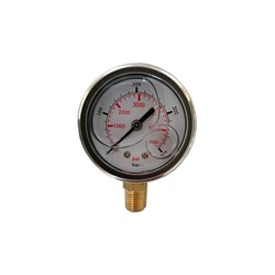 Pressure gauge DN 50 - 400 bar 1/4  M Side