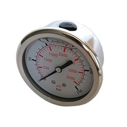 Pressure gauge DN 63 - 250 bar 1/4  M Back