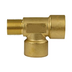 T - Connector 1/4  M-F-F