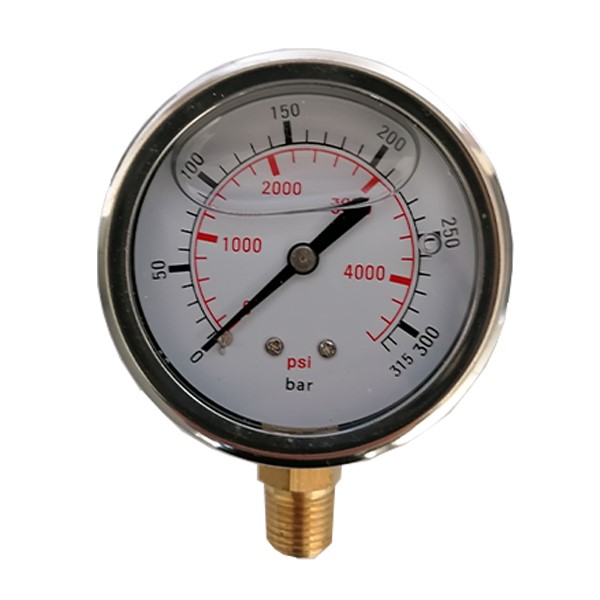 Manometer NW 63 - 315 bar 1/4  AG ausgang unten