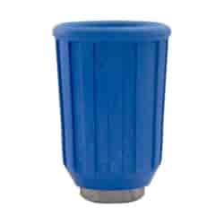 Nakrętka mocowania dyszy 1/4 F inox-guma-niebieski