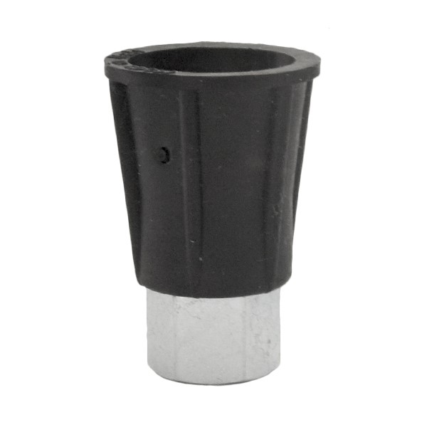 Kryt trysky 1/4"F -pozinkovaná oceľ,guma,čierna