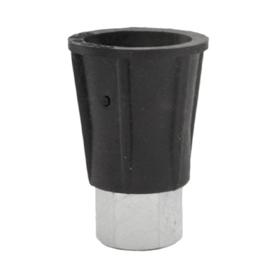 Nakrętka mocowania dyszy 1/4 F ocynk-guma-czarny