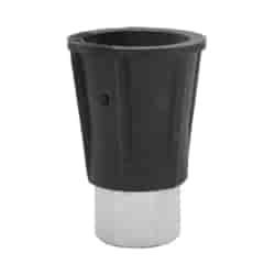 Nakrętka mocowania dyszy 1/4 F ocynk-guma-czarny