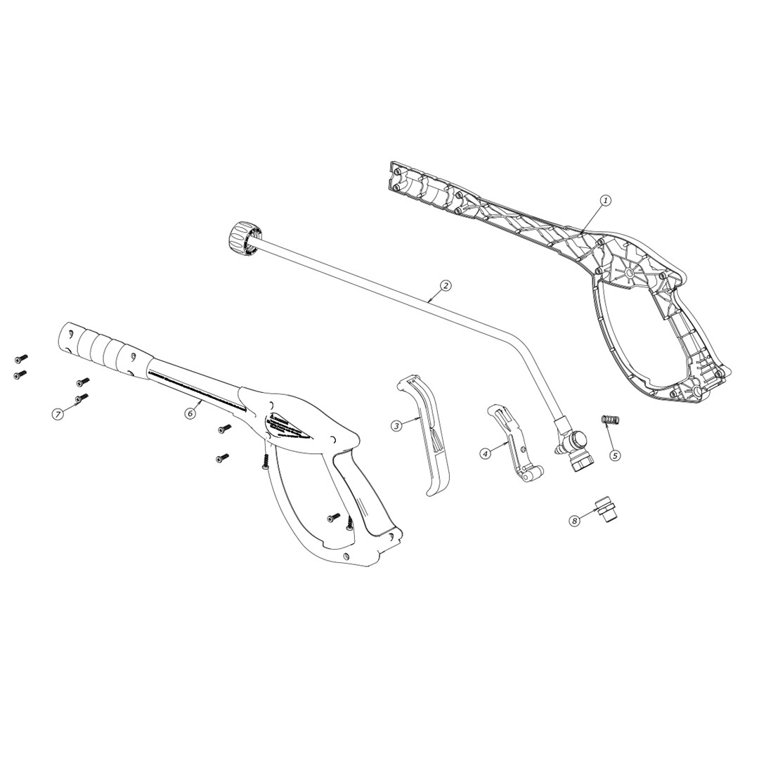 Striekacia pištoľ AL13 1/4" M- M22 F