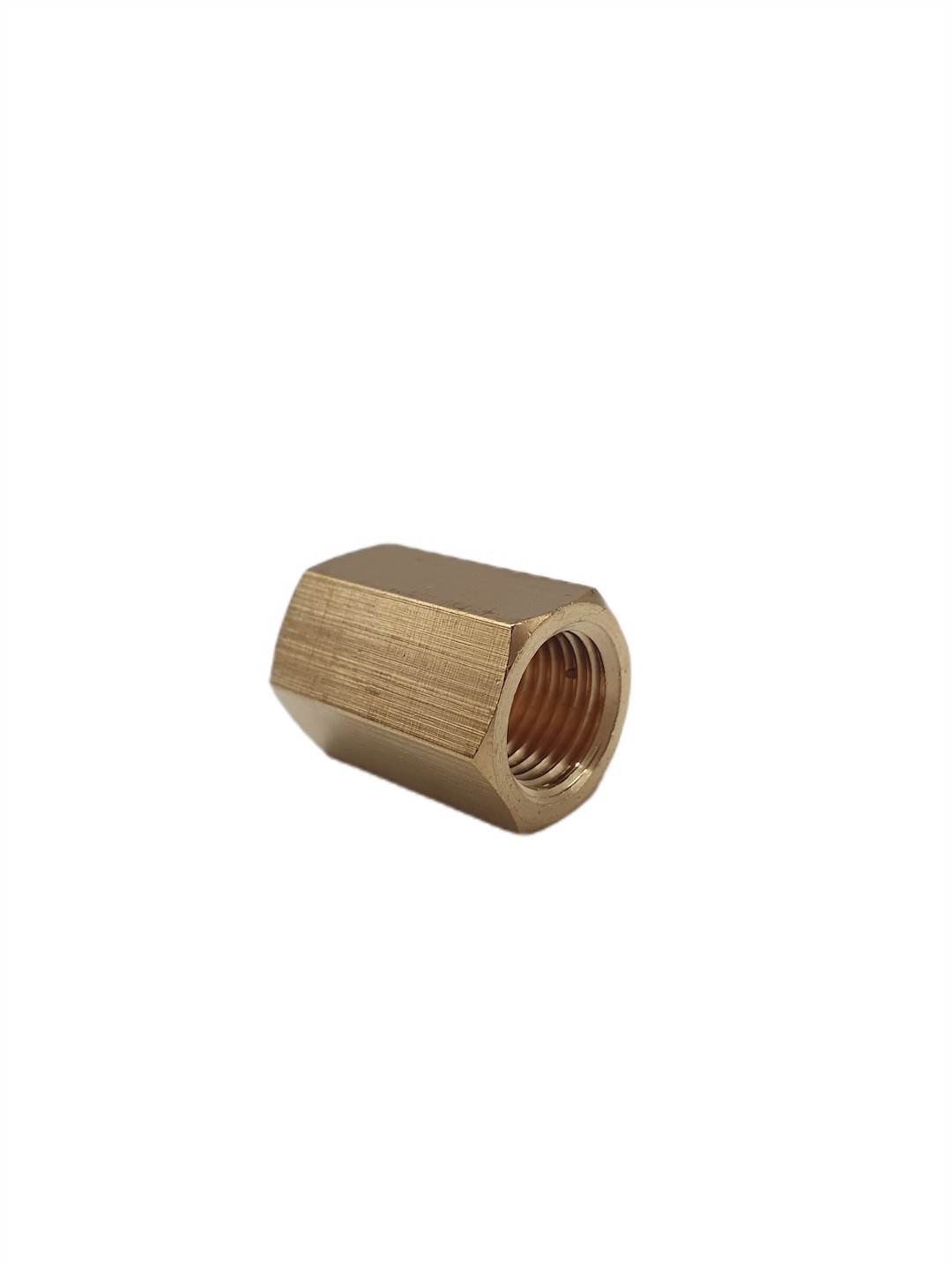 Vsuvka 1/4" F - 1/4" F mosadz