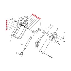 Spare parts kit for spray gun ST-1100