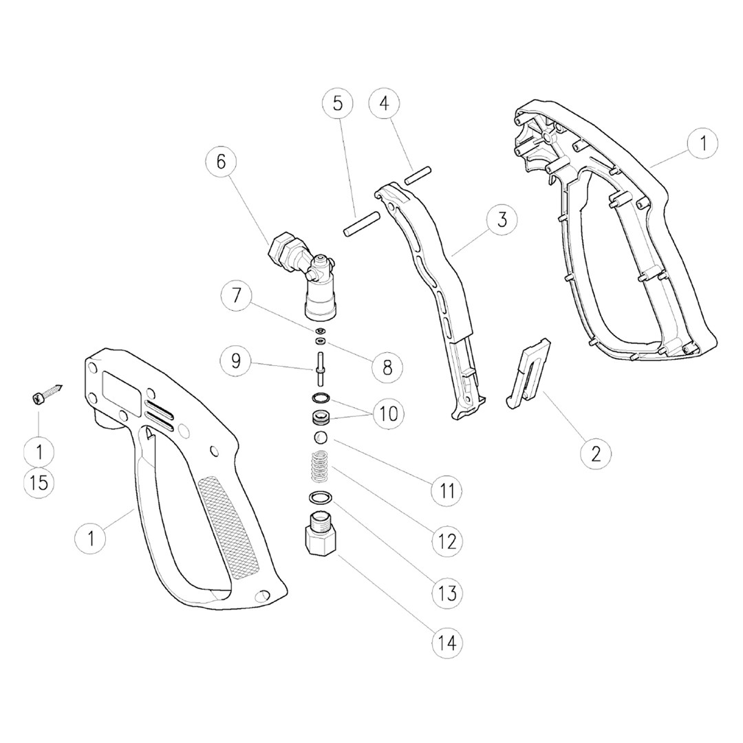 Striekacia pištoľ RL20 3/8" F - 1/4" F