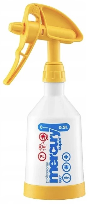 Postrekovač Merkury Super 360 Pro+ 0,5L žltá
