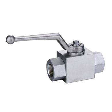 Ball valve 1/2  F 500 bar - zinc plated steel