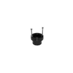 Plastic funnel nipple for chemical tank