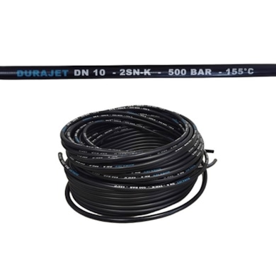 Wąż ciśnieniowy DURAJET DN10*2 500bar Black Smooth