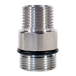 Nippel AR9 Edelstahl M24 AG - 3/8  AG