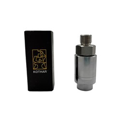 Swivel connection 360° 1/4  F-1/4  M KOTHAR CHROM