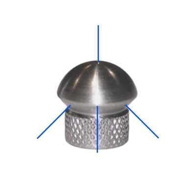 Sewer cleaning nozzle 1/8  F 3+1 - 080