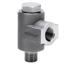 Drehgelenk T90° 3/8  AG - 3/8  IG KOTHAR INOX