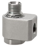 Złącze obr. ram. 90 KOTHAR 3/8  M - 3/8  F - INOX