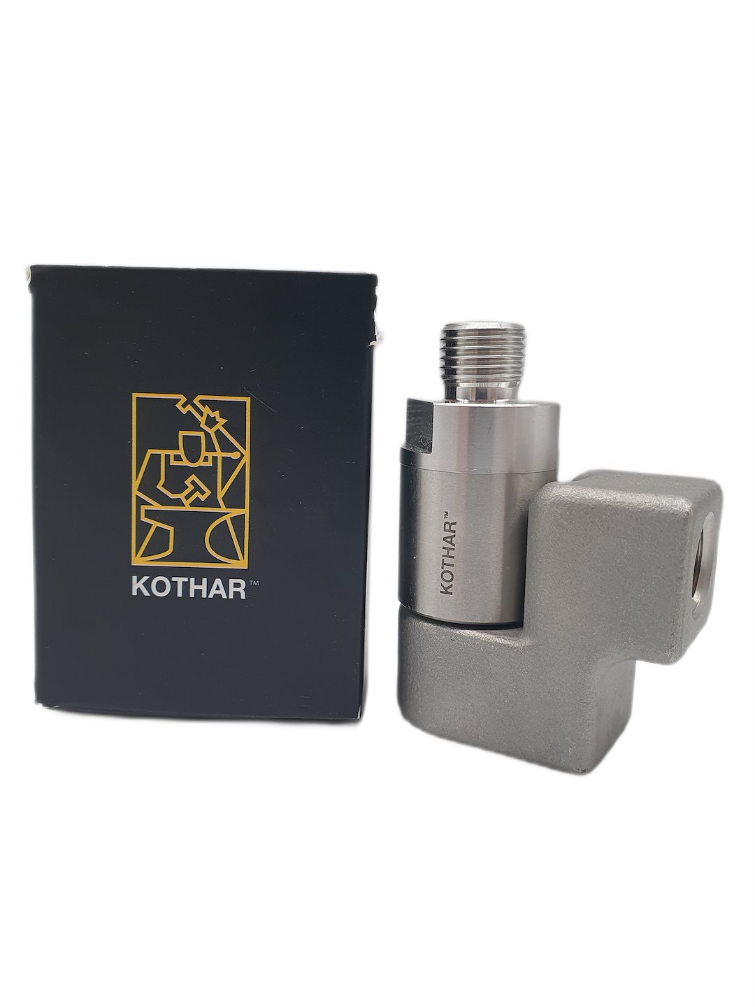 Otočný connection 90° 1/4"M - 1/4"F KOTHAR F. nerez
