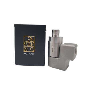 Drehgelenk 90° 1/4  AG - 1/4  IG KOTHAR F. INOX