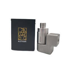 Złącze obr. ram. 90 KOTHAR F. 1/4  M - 1/4  F INOX