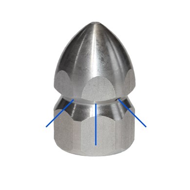 Dysza kanalizacyjna 3/8  F 3 - 250