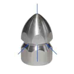 Dysza kanalizacyjna 3/8  F 3+1 - 100