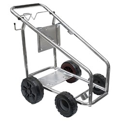 Wózek pod pomposilnik - chrom