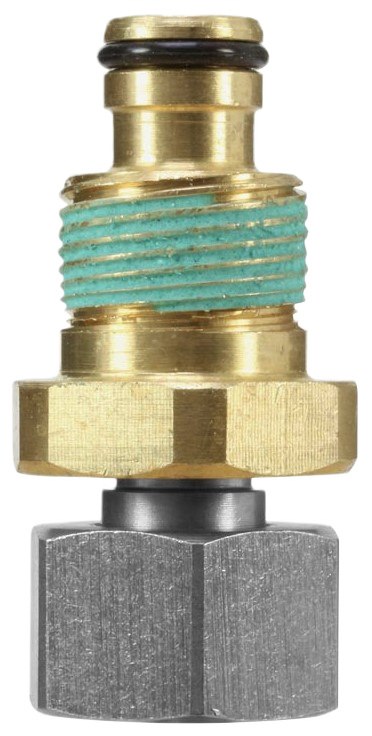 TURBO tryska adaptér 18MF/K-LOCK M mosadz