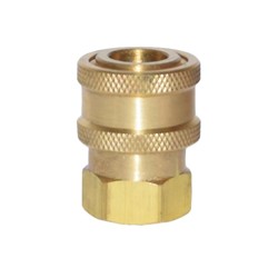 Quick coupler 12 mm brass 1/4  F - socket