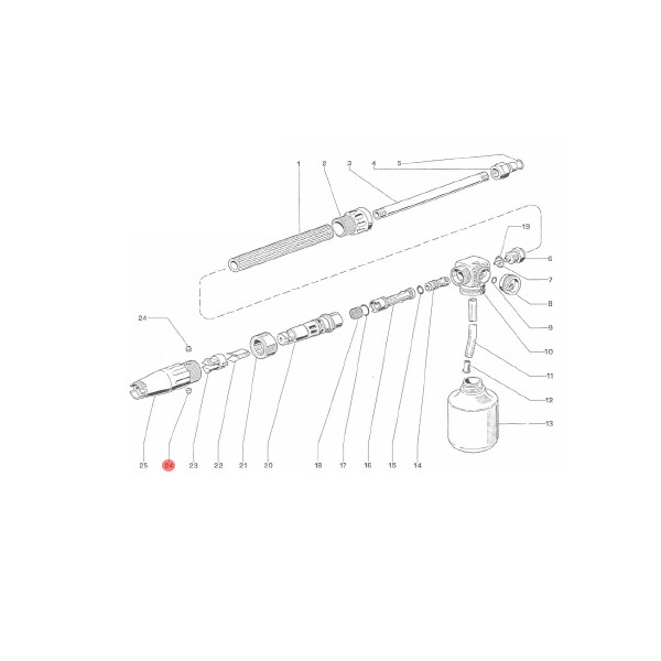 Arbor tryska control Interpump - pos.24