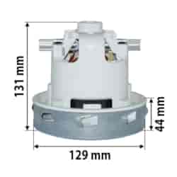 Saugturbine 1100 W 2-stufig, by pass