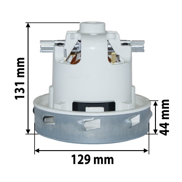 Vacuum motor 1100 W 2-turbine, by pass