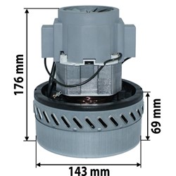 Vacuum motor 1200 W 2-turbine