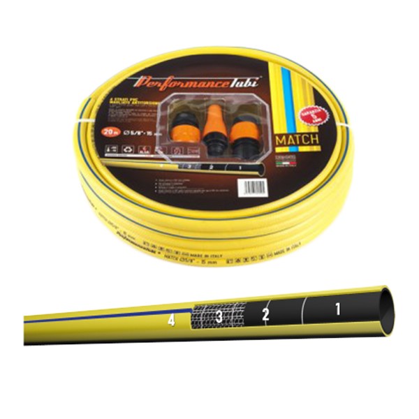 Záhradná hadica MATCH 1/2" - 12,5 mm (15 m) - sada