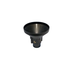 Plastic funnel for chemical tank