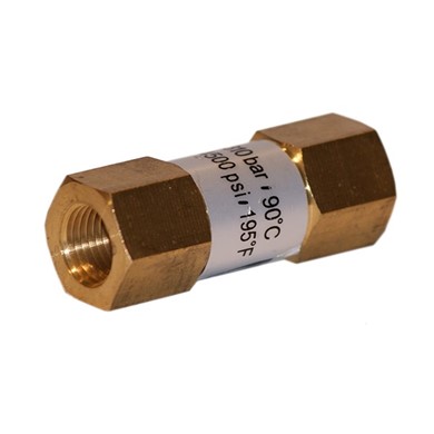 Check valve 1/2  F 310 bar 60 l/min - brass