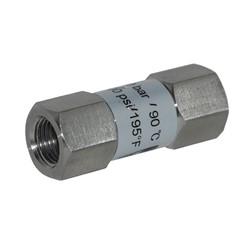 Check valve 1/4  F 410 bar 20 l/min - inox