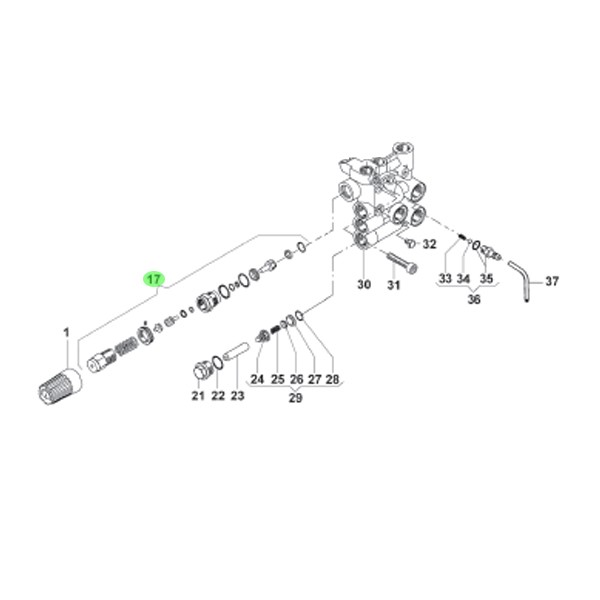 By-Pass ventil Comet 180 bar