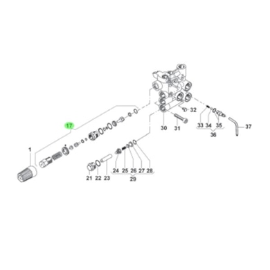 By-Pass valve Comet 180 bar