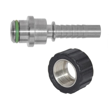 Końcówka DN8 M22 F -  K  krótka INOX