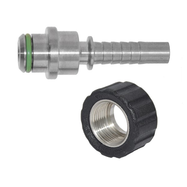 Końcówka DN8 M22 F -  K  krótka INOX