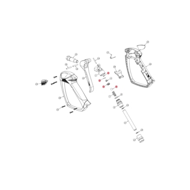 Spare parts kit for spray gun AL55