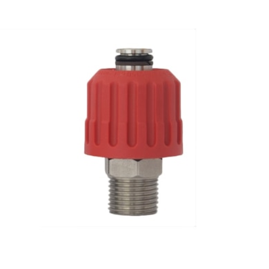 Red. z nakrętką M24 F - 1/2  M - dł. INOX 700 bar