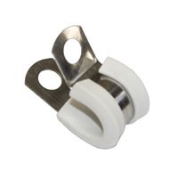 Stainless Steel clamp - white