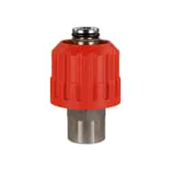 Red. z nakrętką M24 F - 1/4  F - INOX 700 bar