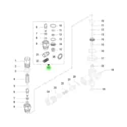 Komplet naprawczy zaworu by-pass Comet KM