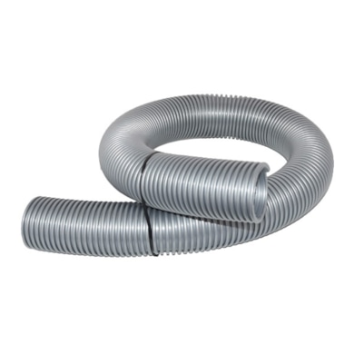 Elastischer PVC Saugerschlauch NW 38 - Silber